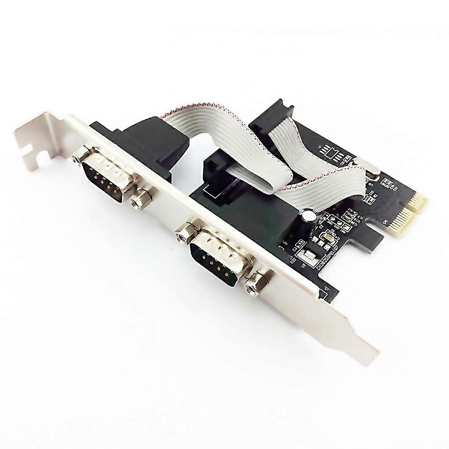 For Universal Pcie Serial Port Card 9pin Card Rs232 Adapter