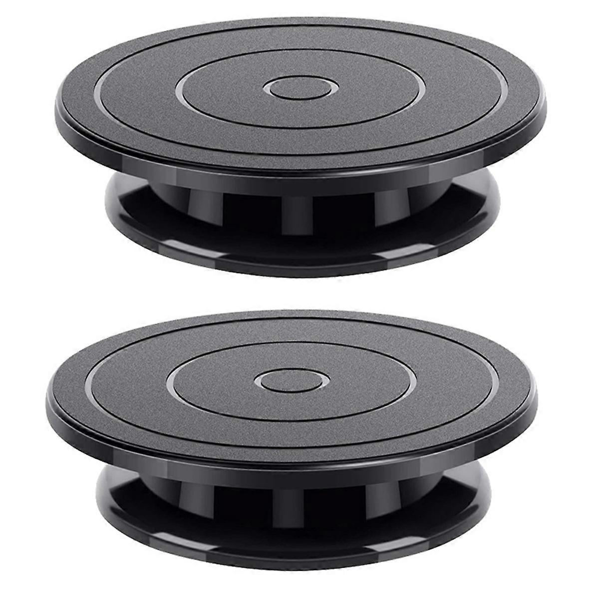 cake decoration decorating turntable black