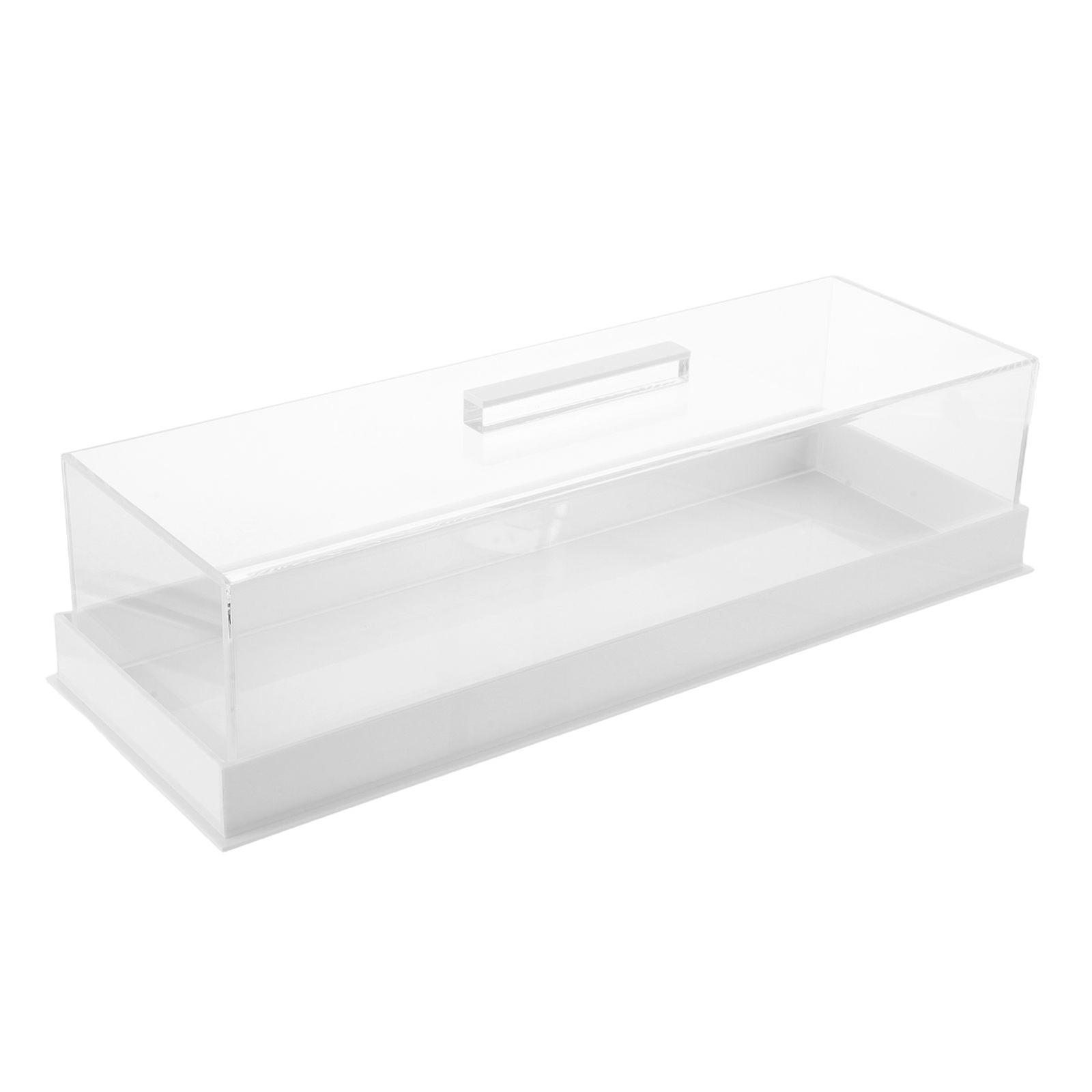 Cookie Platter With Lid: Rectangular Acrylic Cake Display Box With Lid - Bread Tray For Bakery Coffee Shop & Home - Transparent Dessert Stand