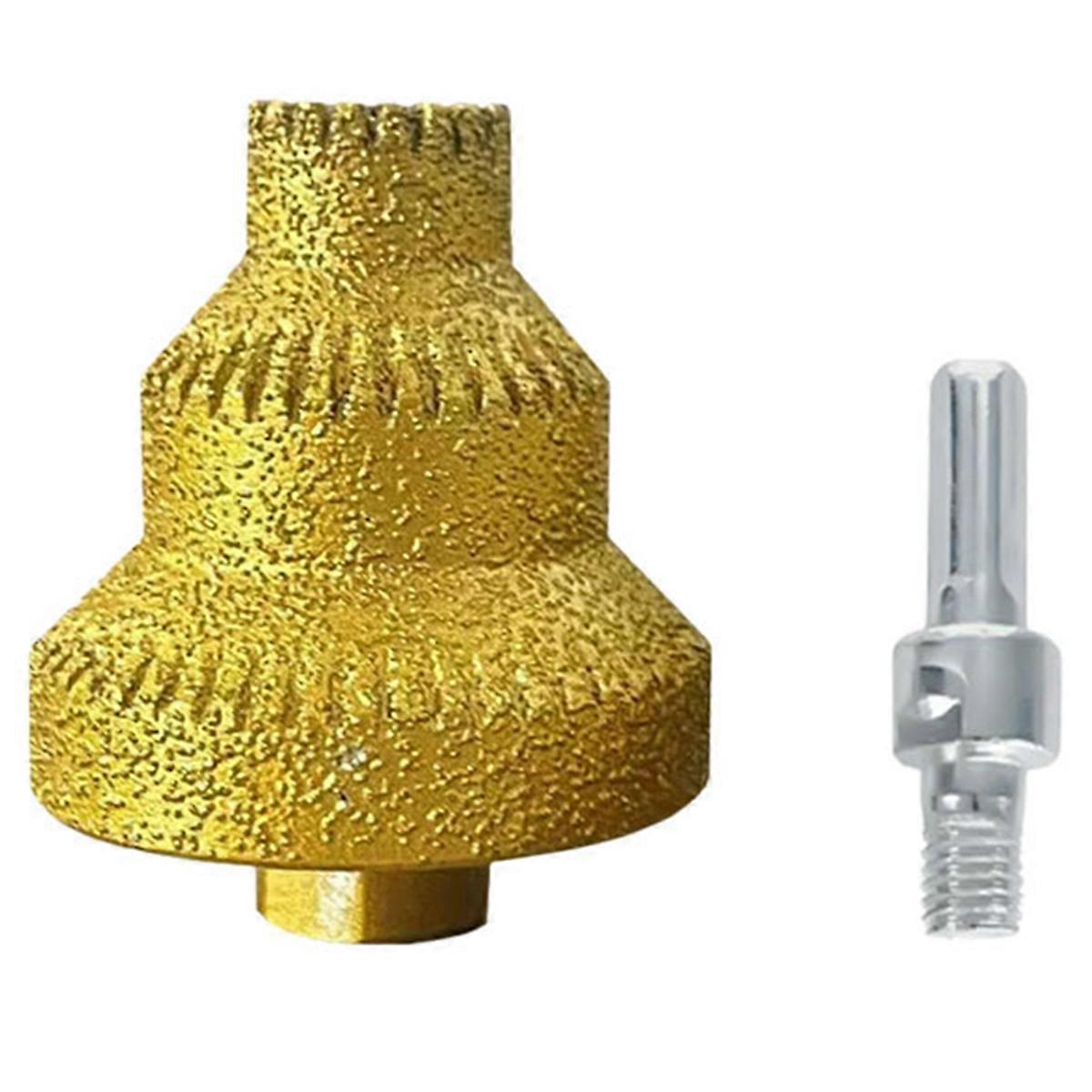 Brazed Pagoda Drill Bit M10 Brazed Diamond Tower Drill Tile Stone Rock Plate Drill Reaming Integrated Bit Diamond Tools