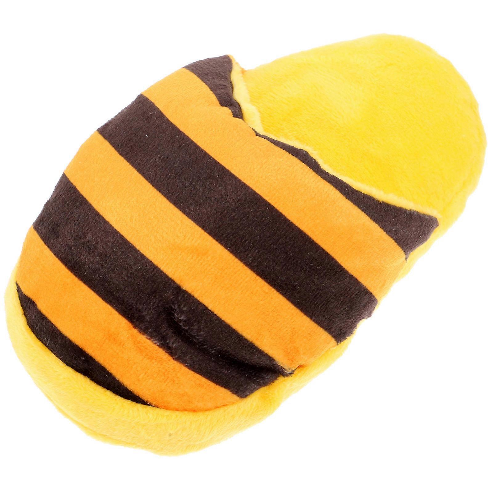 Plush Squeaky Dog Toy Slipper Shaped Chewing Toy 3Pcs for Puppies