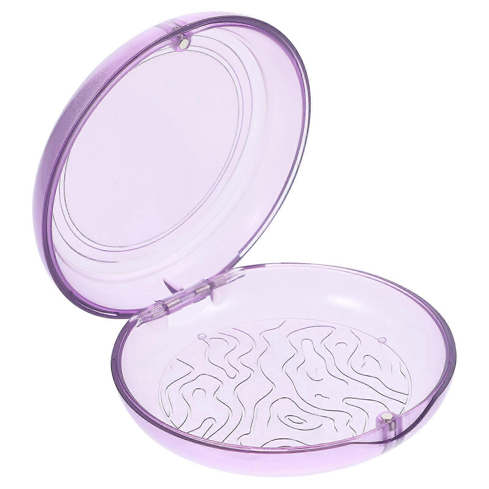 Dental Retainer Case Denture Container for Storage Use 4Pcs Portable