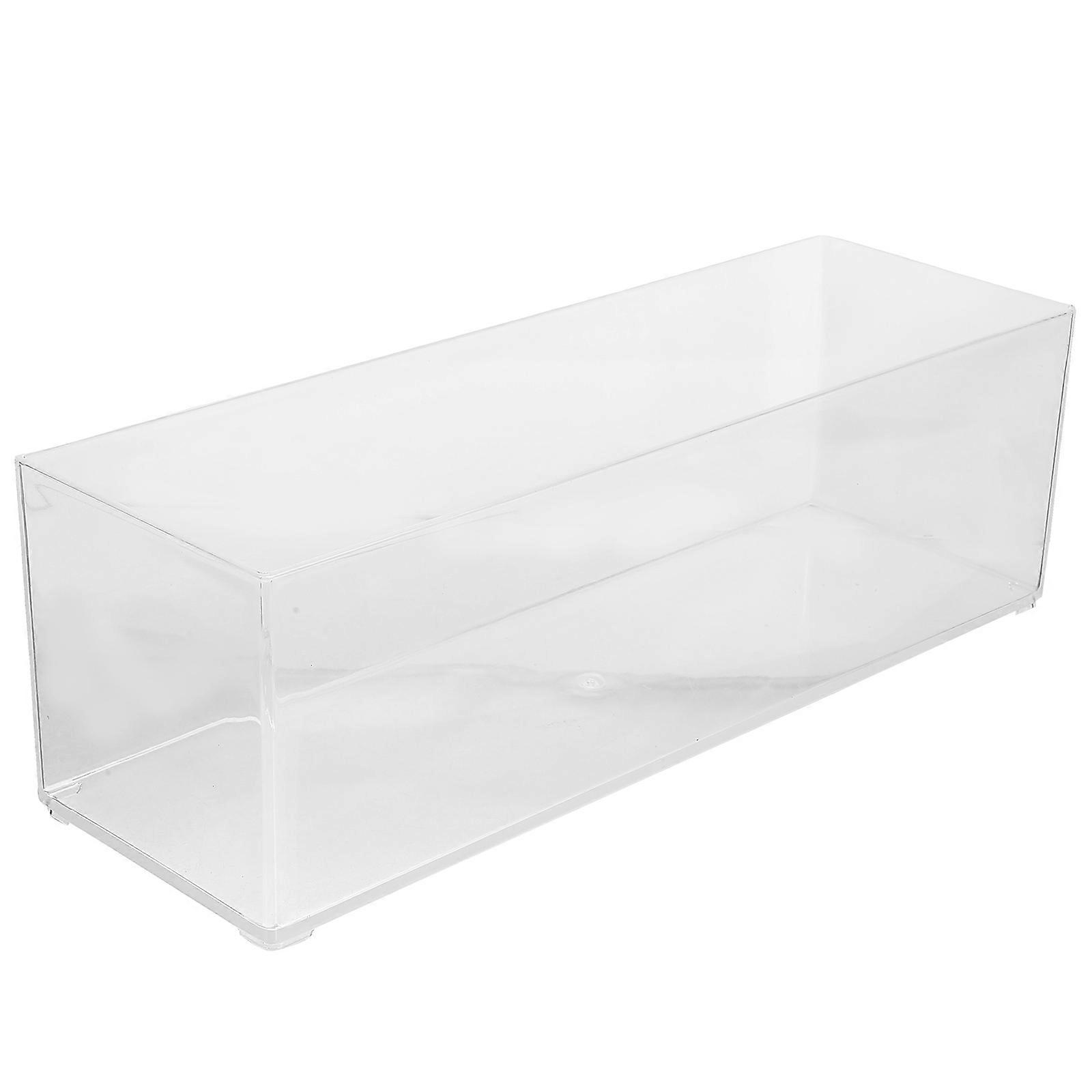 Plastic Toy Car Display Case for 3Pcs Model Vehicle Storage Organizer