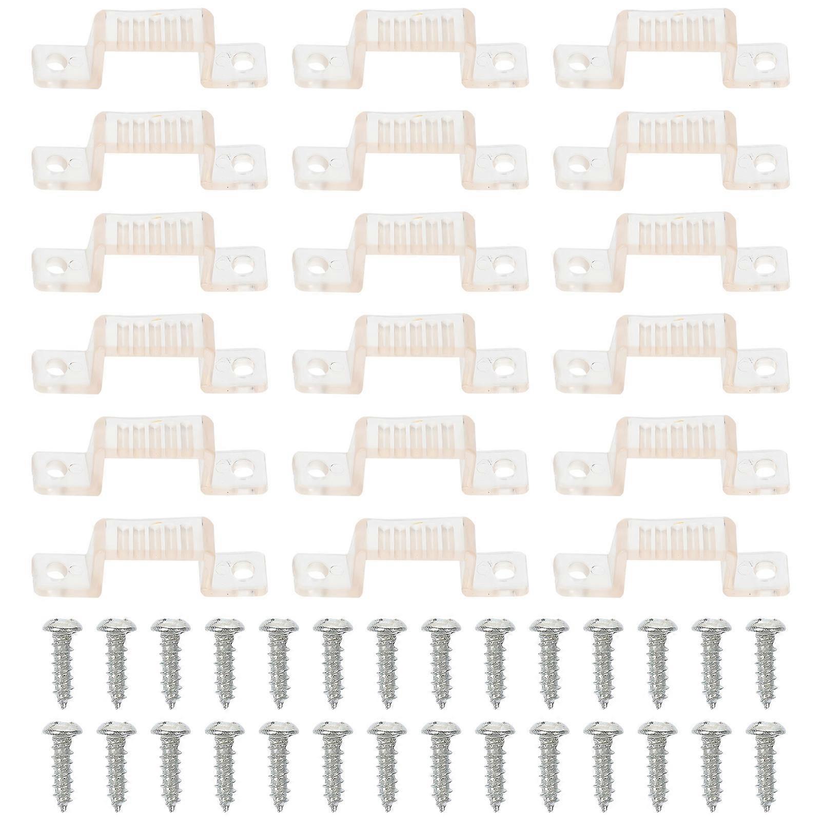 Light Strip Holders 200Pcs Rectangular Simple Design Accessories For Halloween Party Setup