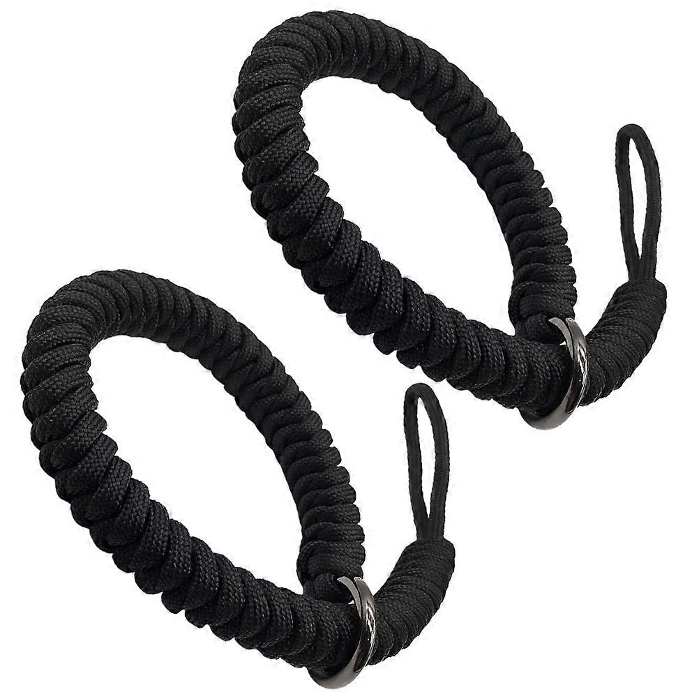 High Toughness Camera Wristband Durability Professional Use Nine-core Parachute Rope 45x2.5x1.5cm 2Set