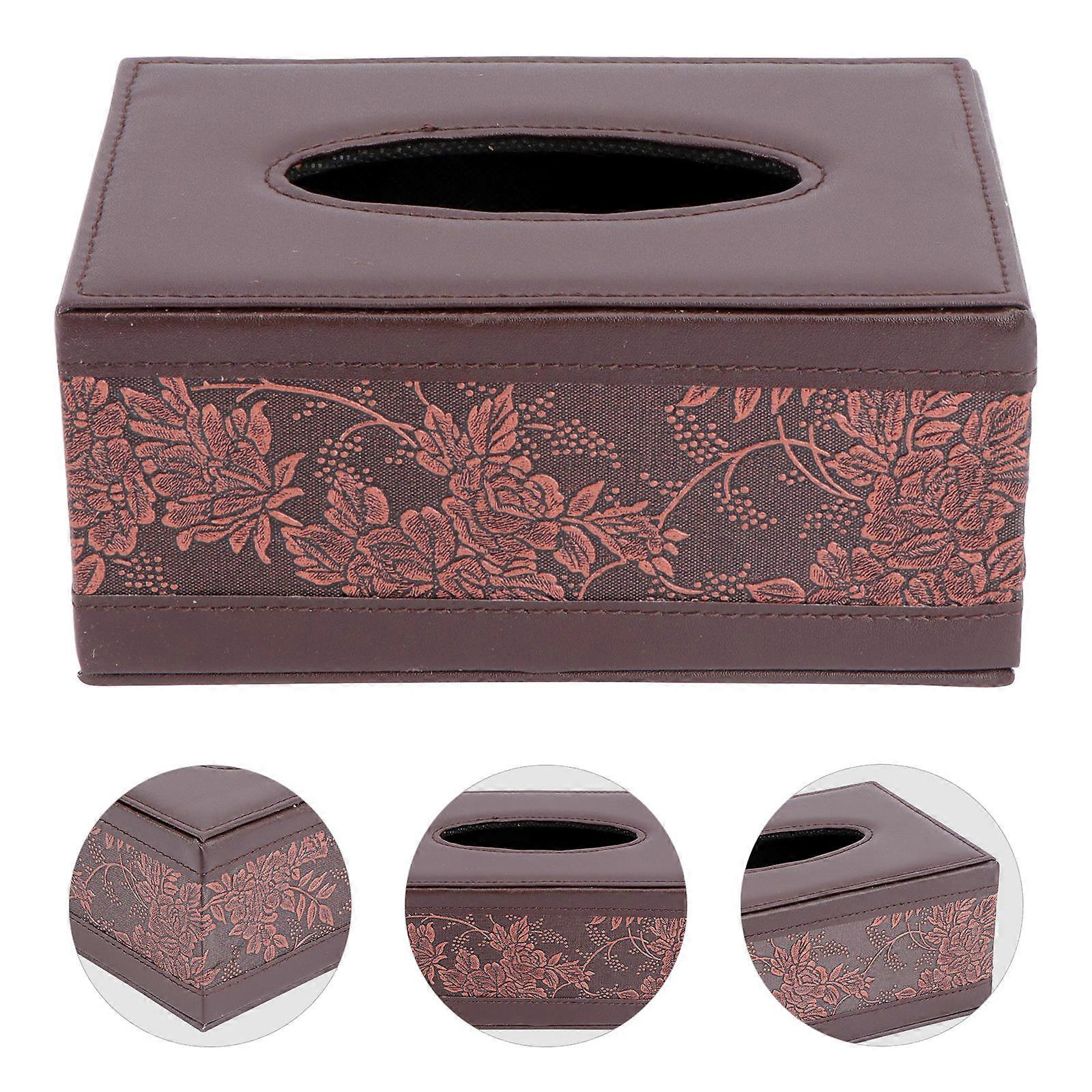 Tissue Storage Box Practical Napkin Holder for Household Use 2Pcs