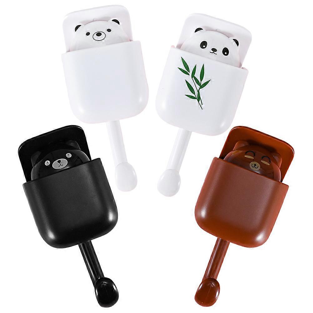 Adhesive Coat Hooks ABS Multi-Purpose for Hanging Stuff 8Pcs Assorted