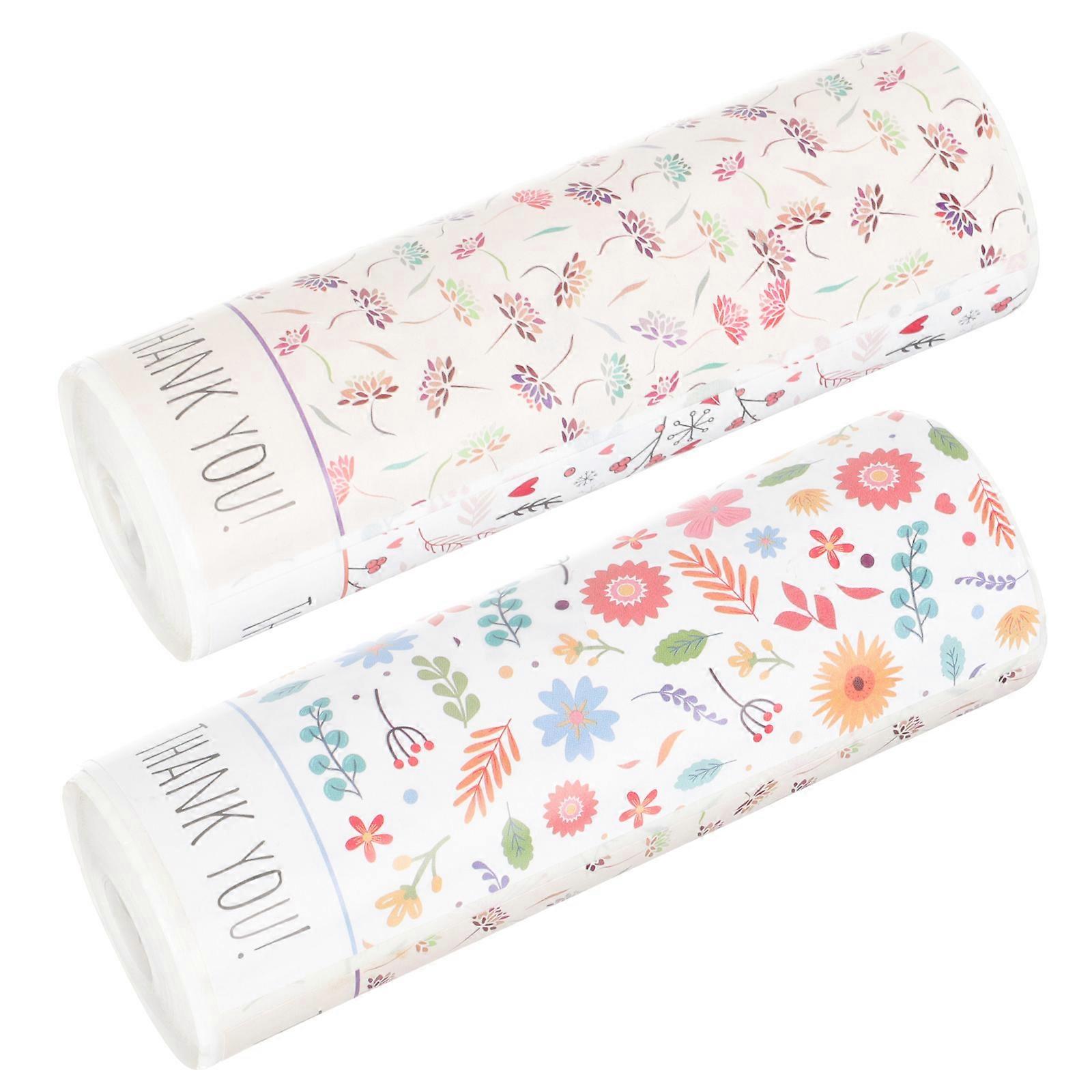 Gift Accessory for Decoration 8 Rolls Multi-Function Decorative Stickers