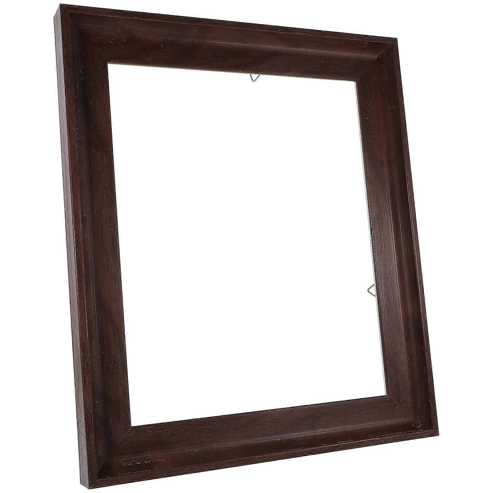 Coffee Canvas Floating Frame for Oil Painting Display 2Pcs Resin Artwork