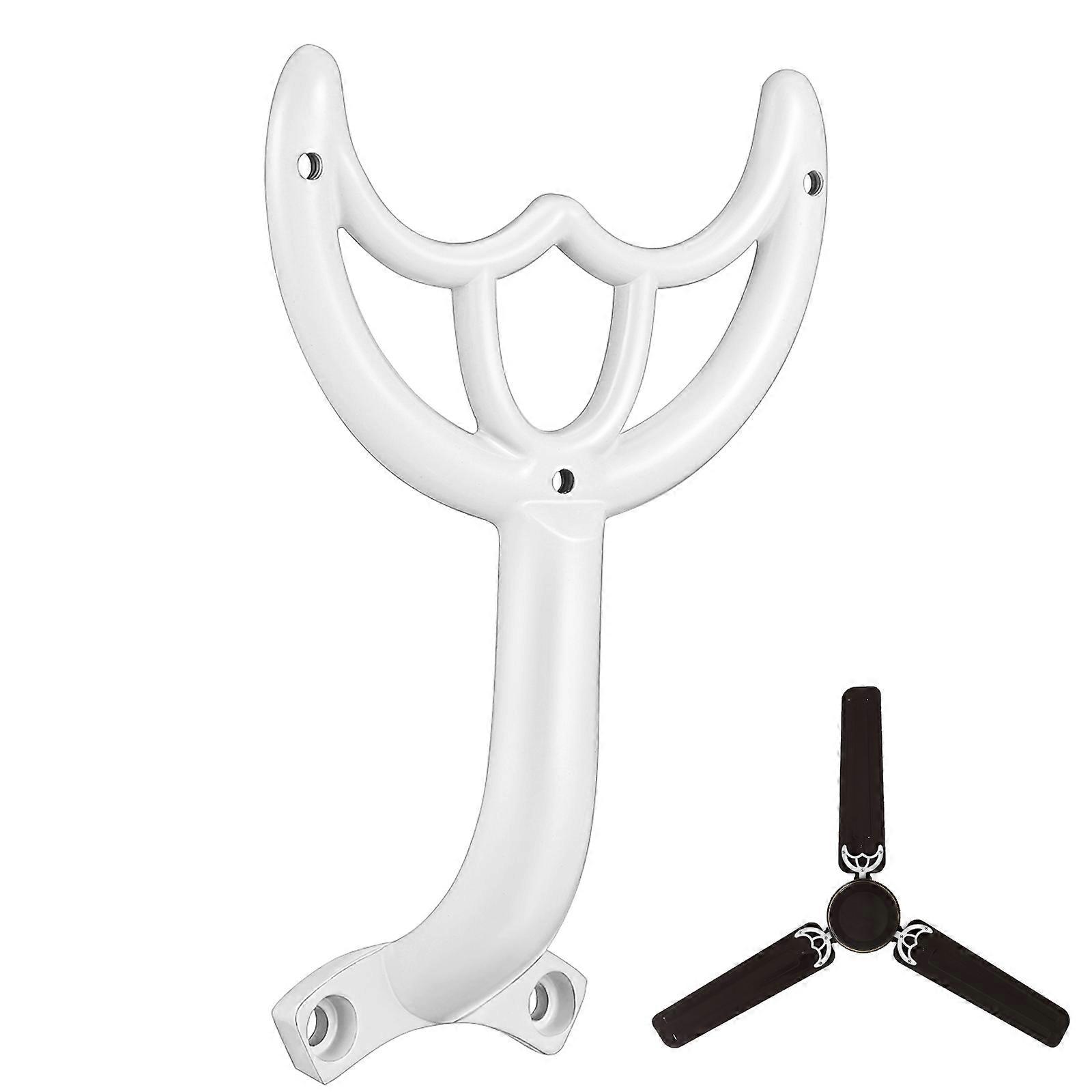 Ceiling Fan Arm Bracket Replacement Ceiling Fan Accessory For Residential Use White 17.00X11.00X4.50CM Easy Installation 1 Set