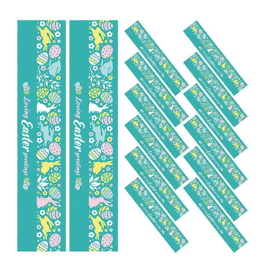 Decorative Easter Bottle Decals Waterproof Label Stickers Creative Design Assorted Color 72 Pcs