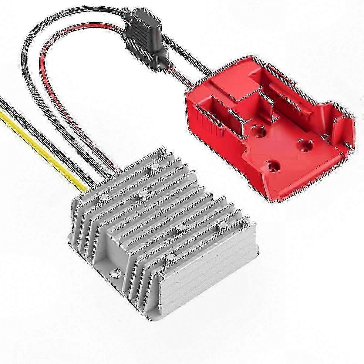 18V Battery Converter with Fuse Protection and Wire Terminals, 2-Pack for Power Tools