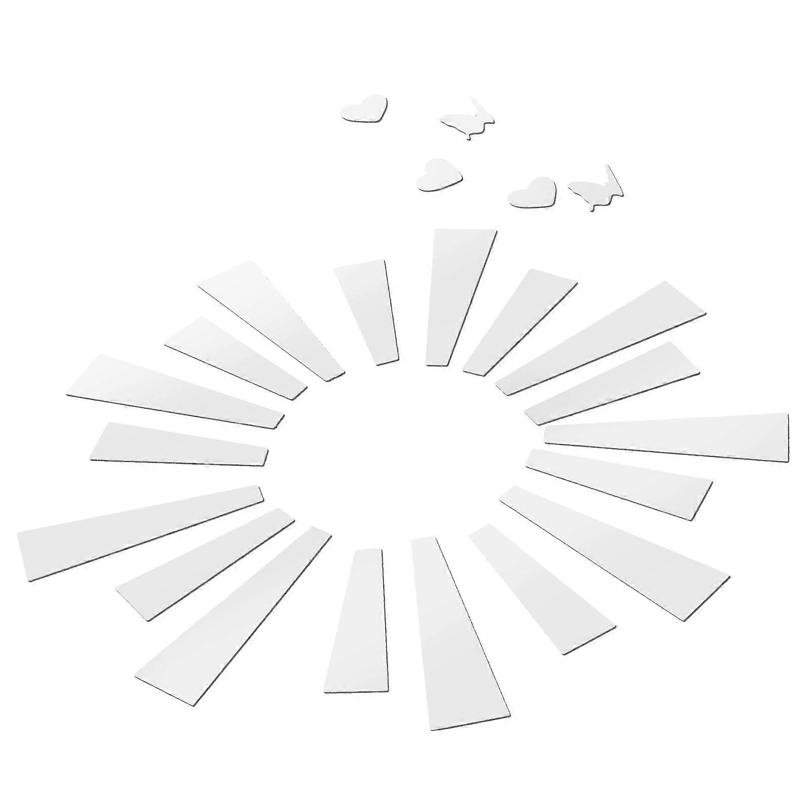 Acrylic Mirror Wall Decals Stickers for Home Decoration 3Sets