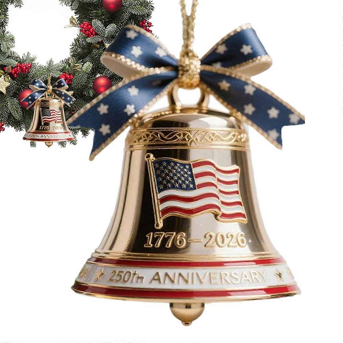 Bell Christmas US Founding Commemorative Ornament 
