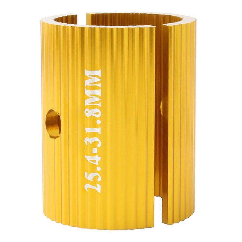 Bike Handlebar Stem Reducer for Bike Use 4Pcs Golden Handlebar Adapter