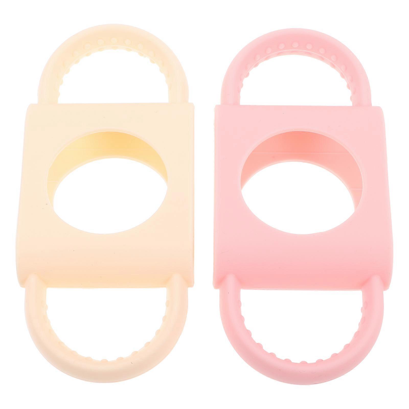 Silicone Baby Bottle Handles for Feeding Bottle Grips 4Pcs Assorted