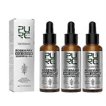 1/2/3PCS PURC Rosemary Oil Hair Growth Products for Man Women Ginger Anti Hair Loss Fast Regrowth Thicken Oils Scalp Treatment Hair Care 50ml
