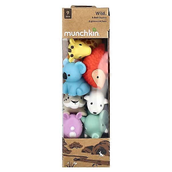 Munchkin, WildÃ¢ÂÂ¢, Bath Squirts, 9 Months+, 8 Count