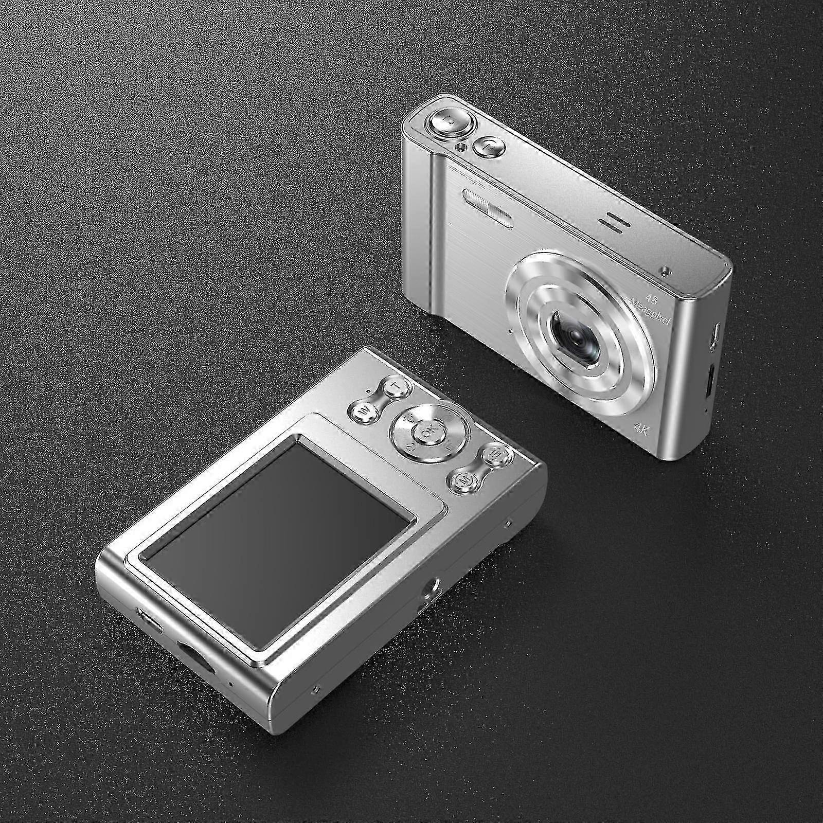 Appareil photo numérique 4K HD 2025 pour étudiants, campus, maison, zoom 16x, caméscope de voyage, cadeaux d'anniversaire pour garçons et filles