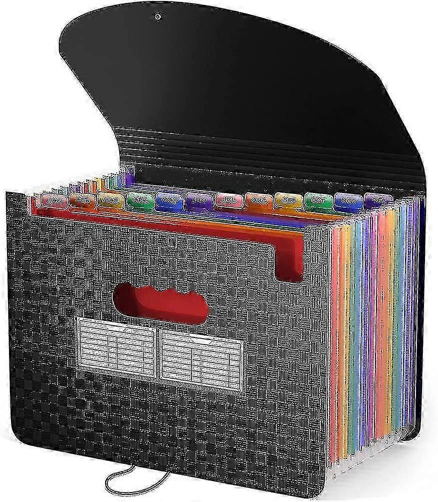 Expanding File Organisers, 13 Pockets File For Paperwork, A4 Accordion Document