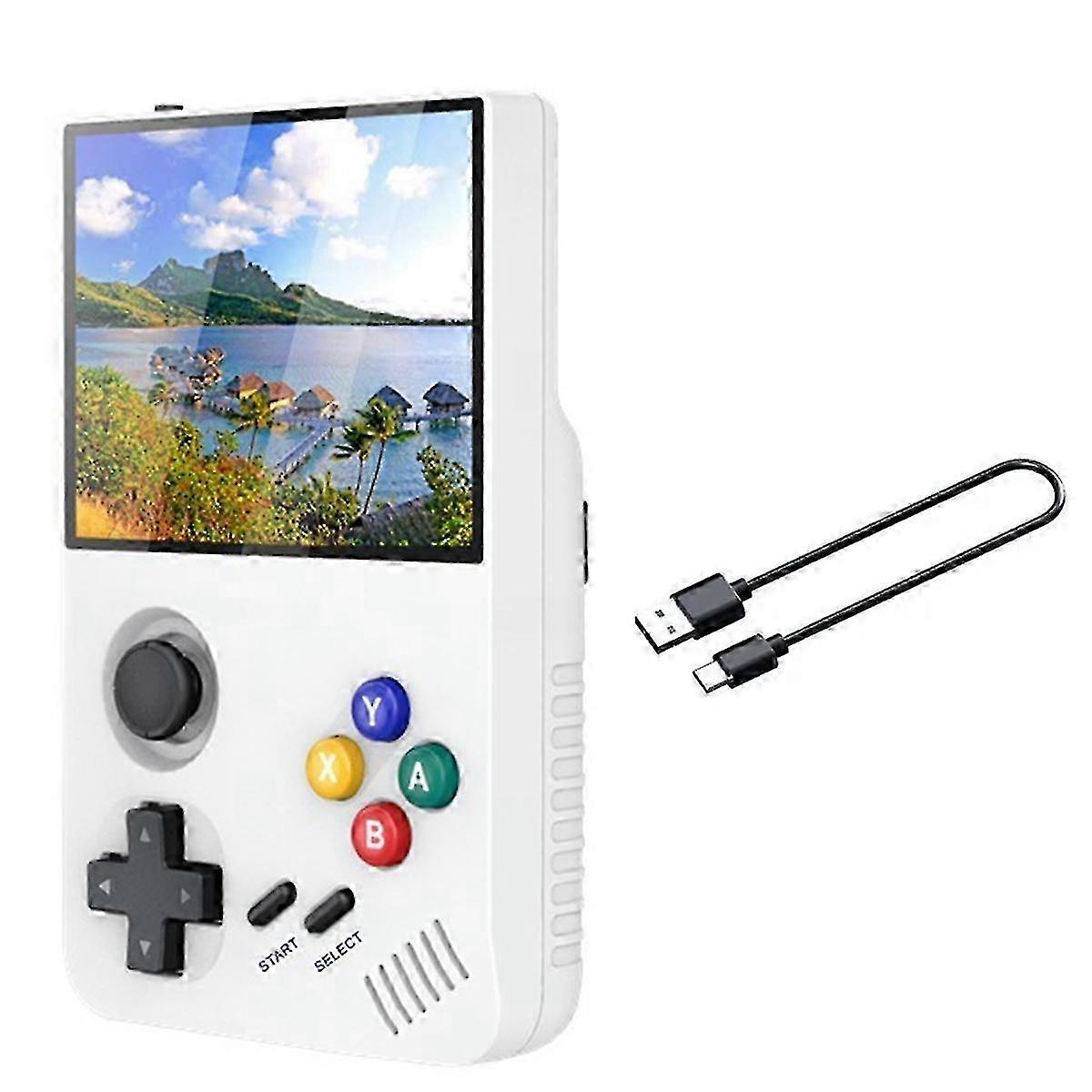 Retro M19 Video Game Console - 128G Handheld with Classic Arcade Games & 3D Joystick for Up to 2 Players