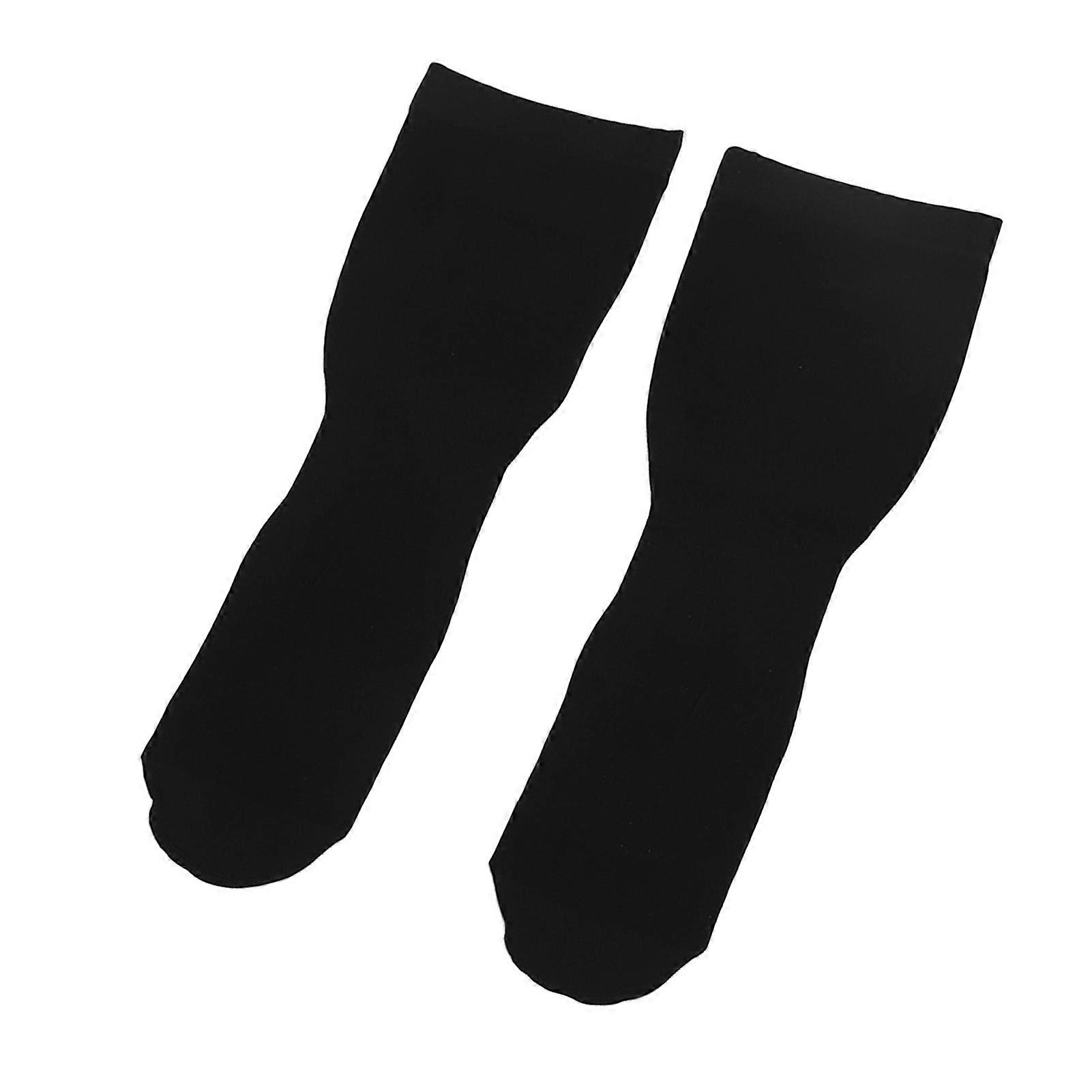 Knee High Compression Socks for Varicose Veins 23 To 32mmHg Support Stockings Plus Size Black 3XL 