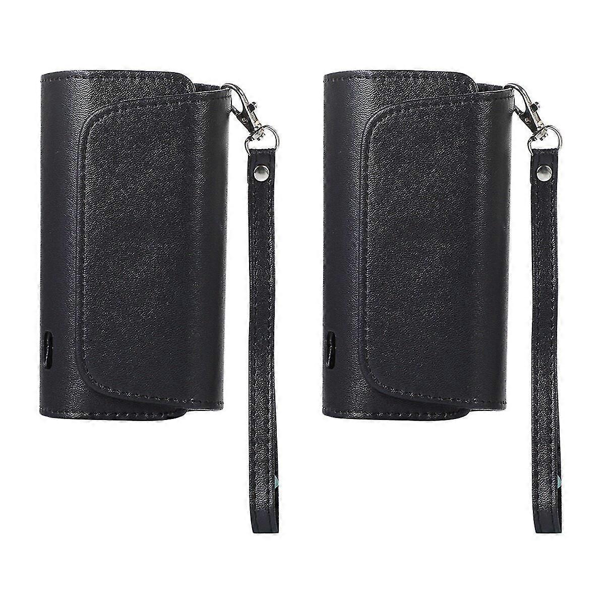 3pcs E-cigarette Container Leather Cigarette Storage Box Cigarette Storage Case