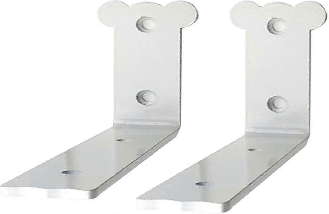 2pcs Floating Wall Shelf Right Angle Brackets with Size 24cm