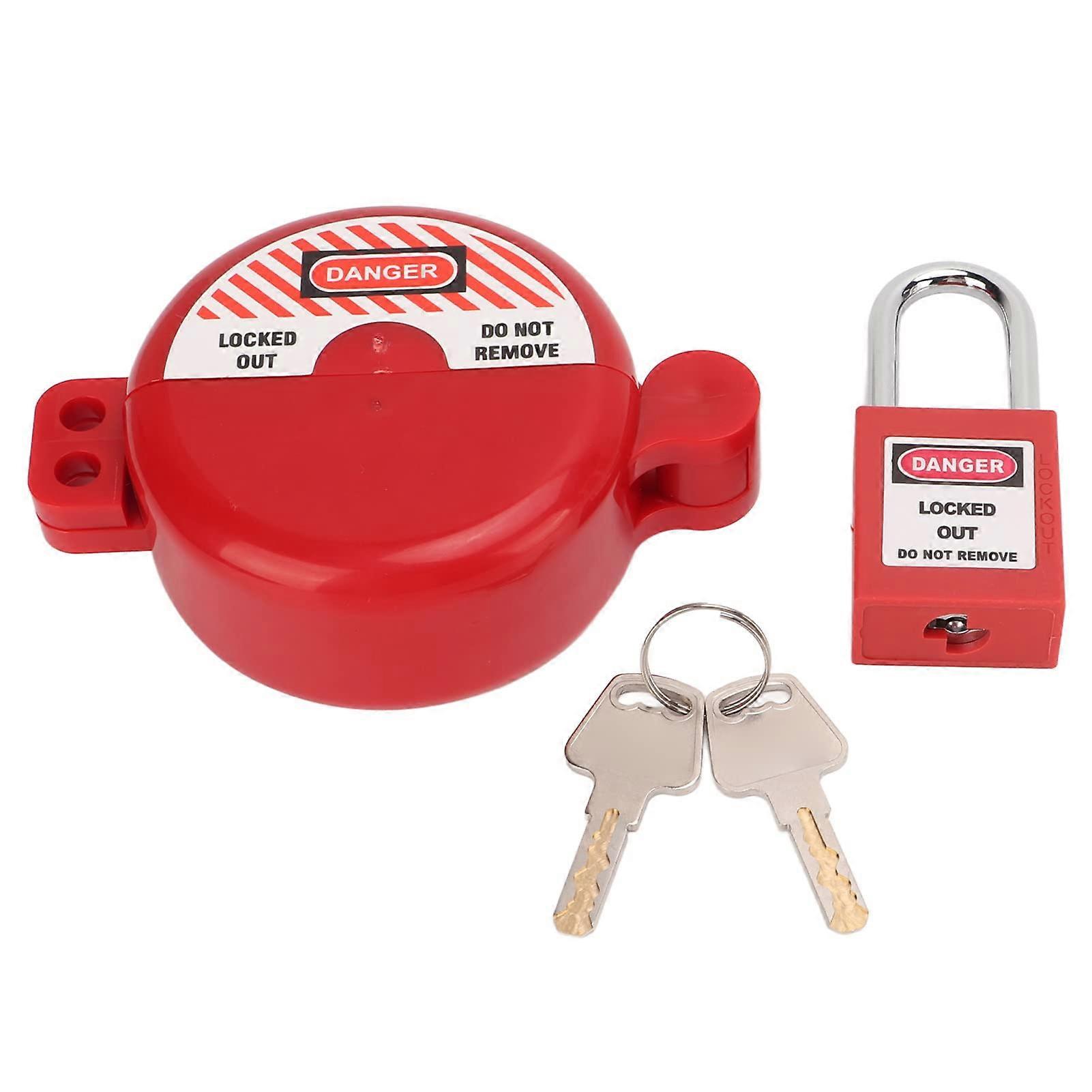 Valve Lockout Tagout Device Heatproof Impact Resistant Padlock For Gas And Water Faucets