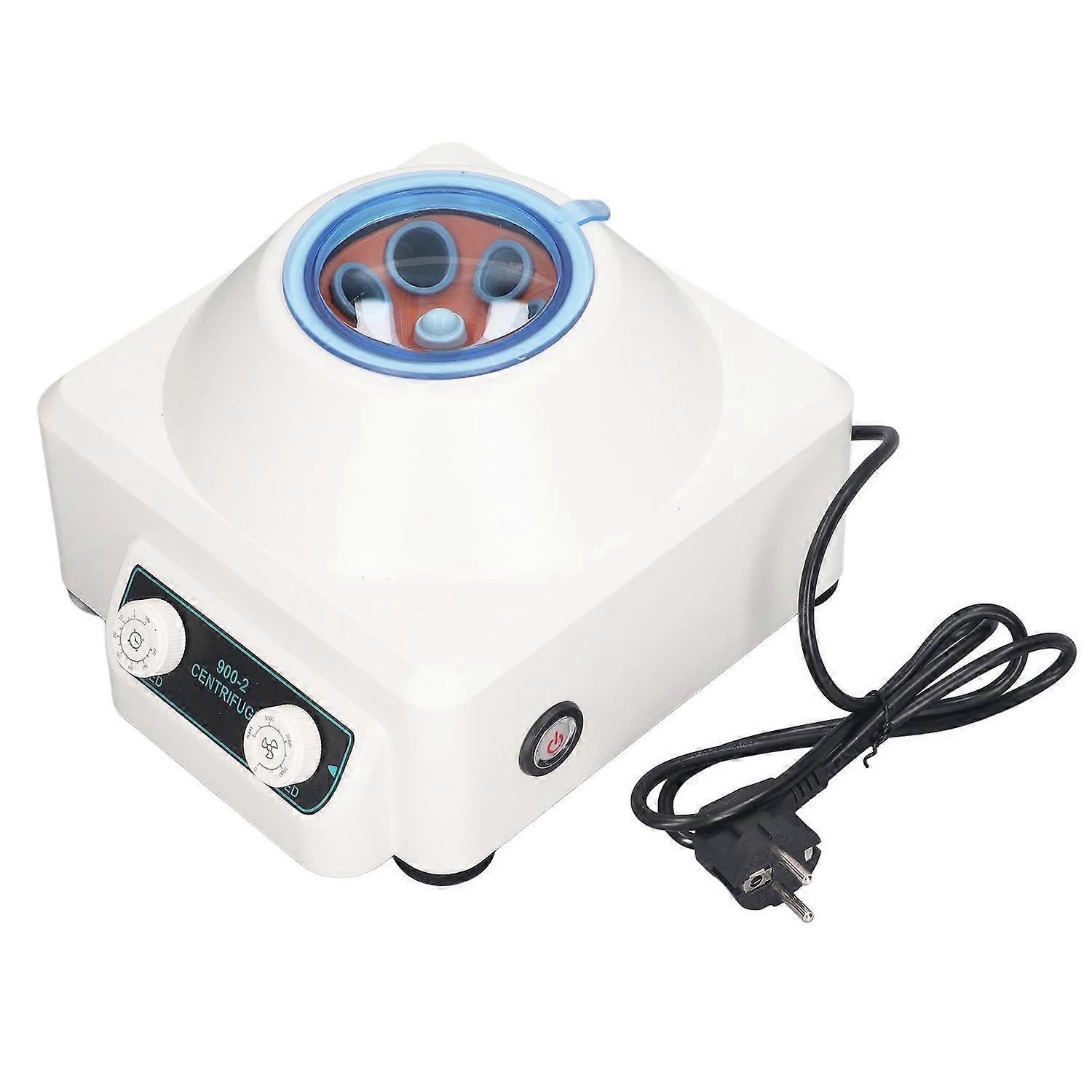 Mini Centrifuge Machine Portable Desktop Stepless Speed Regulation 300 to 4000rpm Centrifuge EU Plug