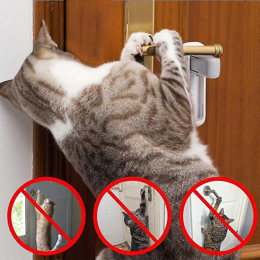 Door Lever Lock,baby Proofing Door Handle Lock,childproofing Door Knob Lock Easy To Install And Use 3m Vhb Adhesive