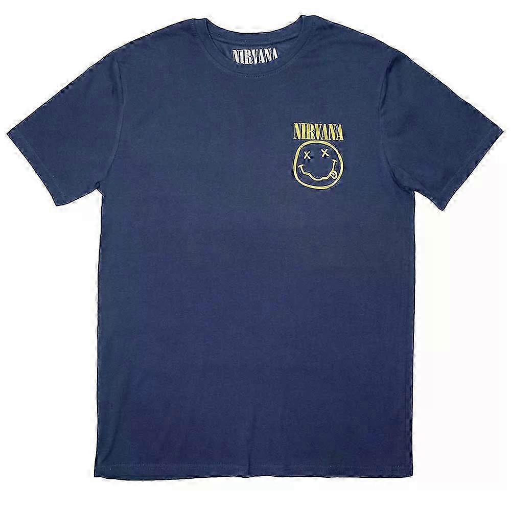 Nirvana Mini Happy Face T-shirt Classic Rockinstone