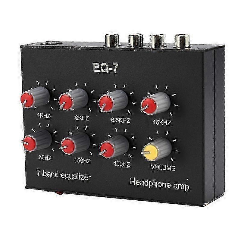Improved 7-Band EQ Car Audio Headset Amplifier with 2 Channel Digital Sound Equalizer
