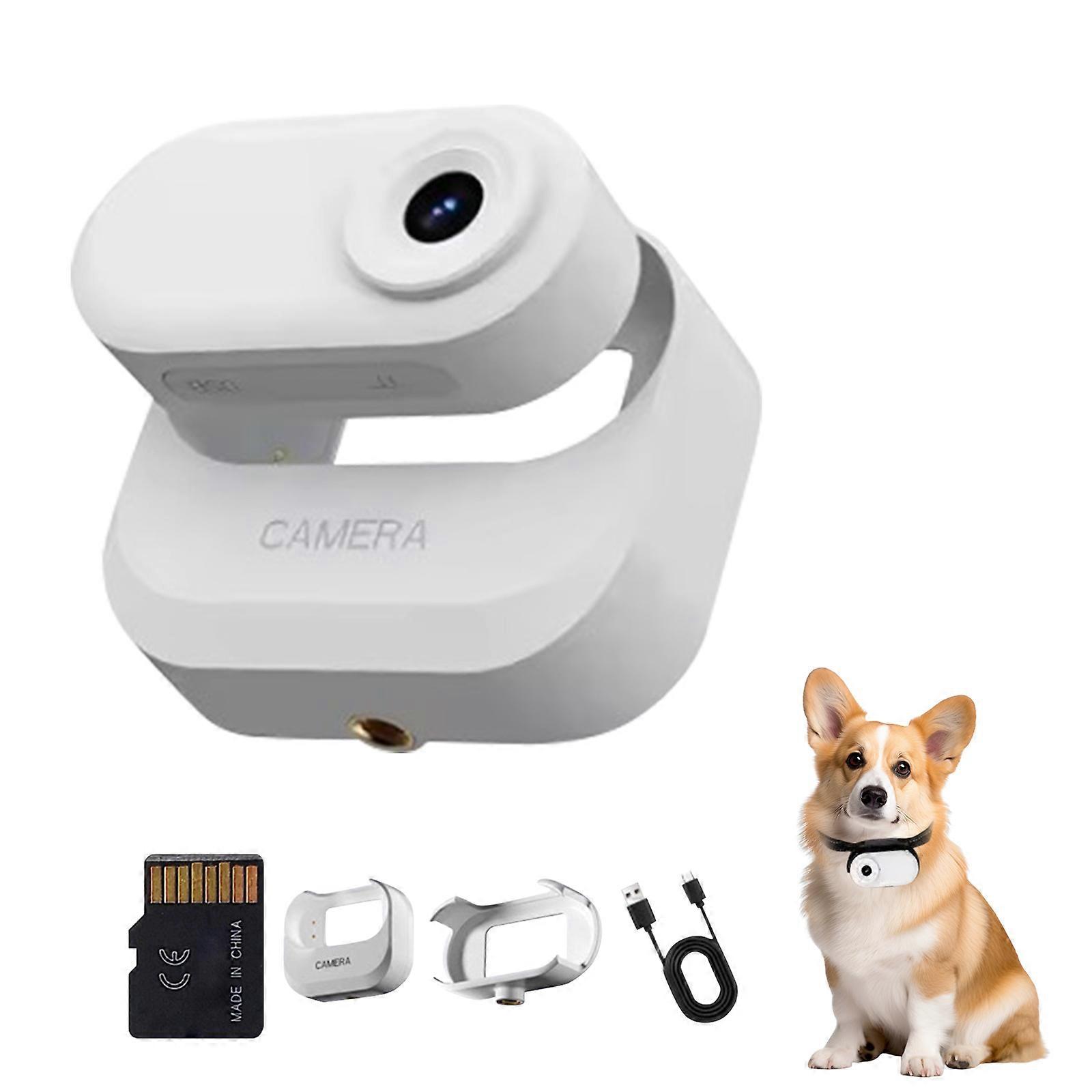 Pocket Sized Action Camera 12MP 1080P Resolution Magnetic Mount Motion Activated Sensors Cycling Pet Vlog Camera Device  White