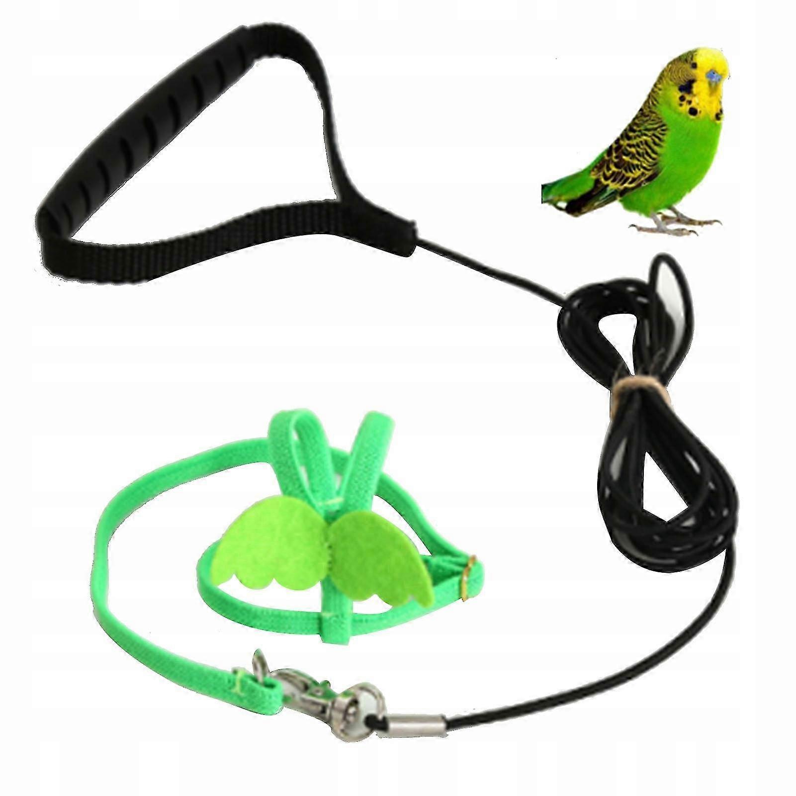 Bird Harness Lanyard For Parrots Adjustable S