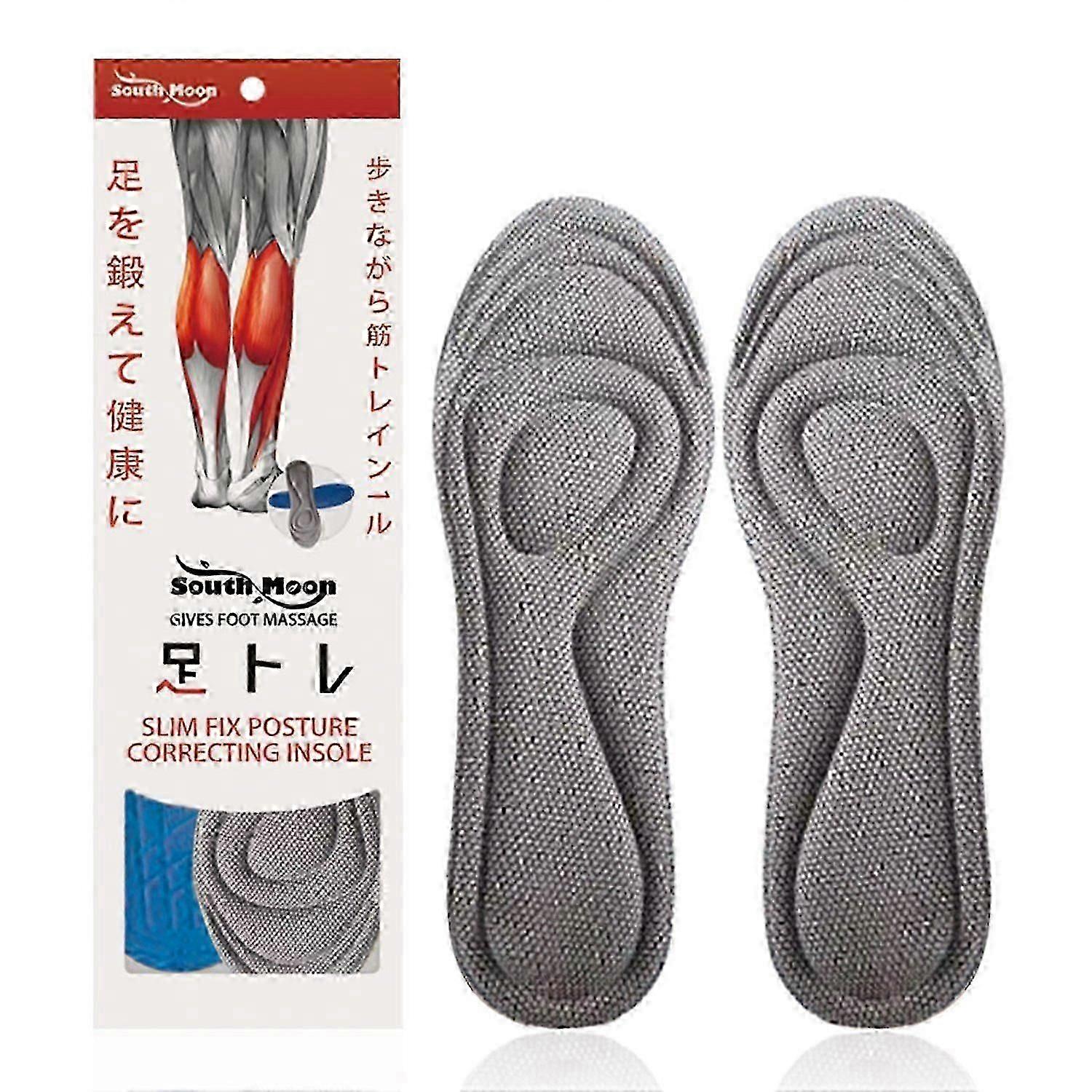 1-6x SOUTH MOON SOA08-A068-1-MX1 1 Pair Posture Correcting Insoles Hunchback Correction Foot Support