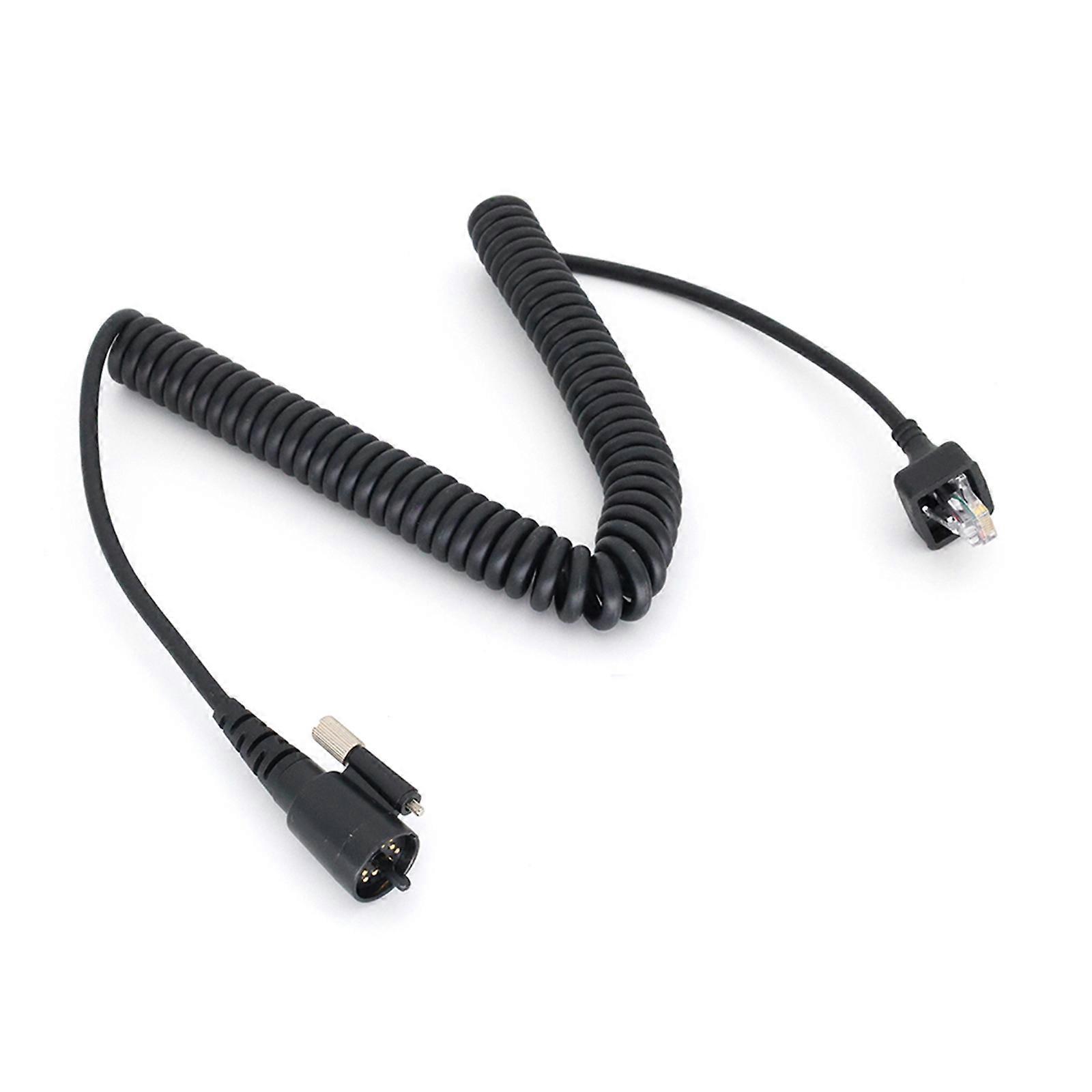 Radio Earpiece Speaker Microphone Cable Spring Line Wire for KMC-27 TK-690 TK-790 TK-890 TK-5710 TK-5810 Walkie Mobile Multicolor