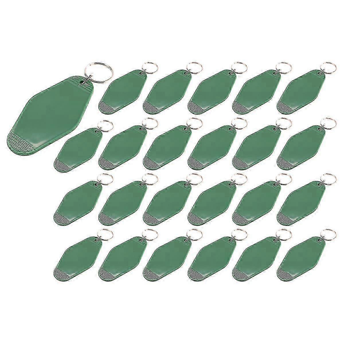 24 stk. vintage motellnøkkelring DIY blanke hotellnøkkelringer varmeoverføring blanke nøkkelringer bulk sublimert