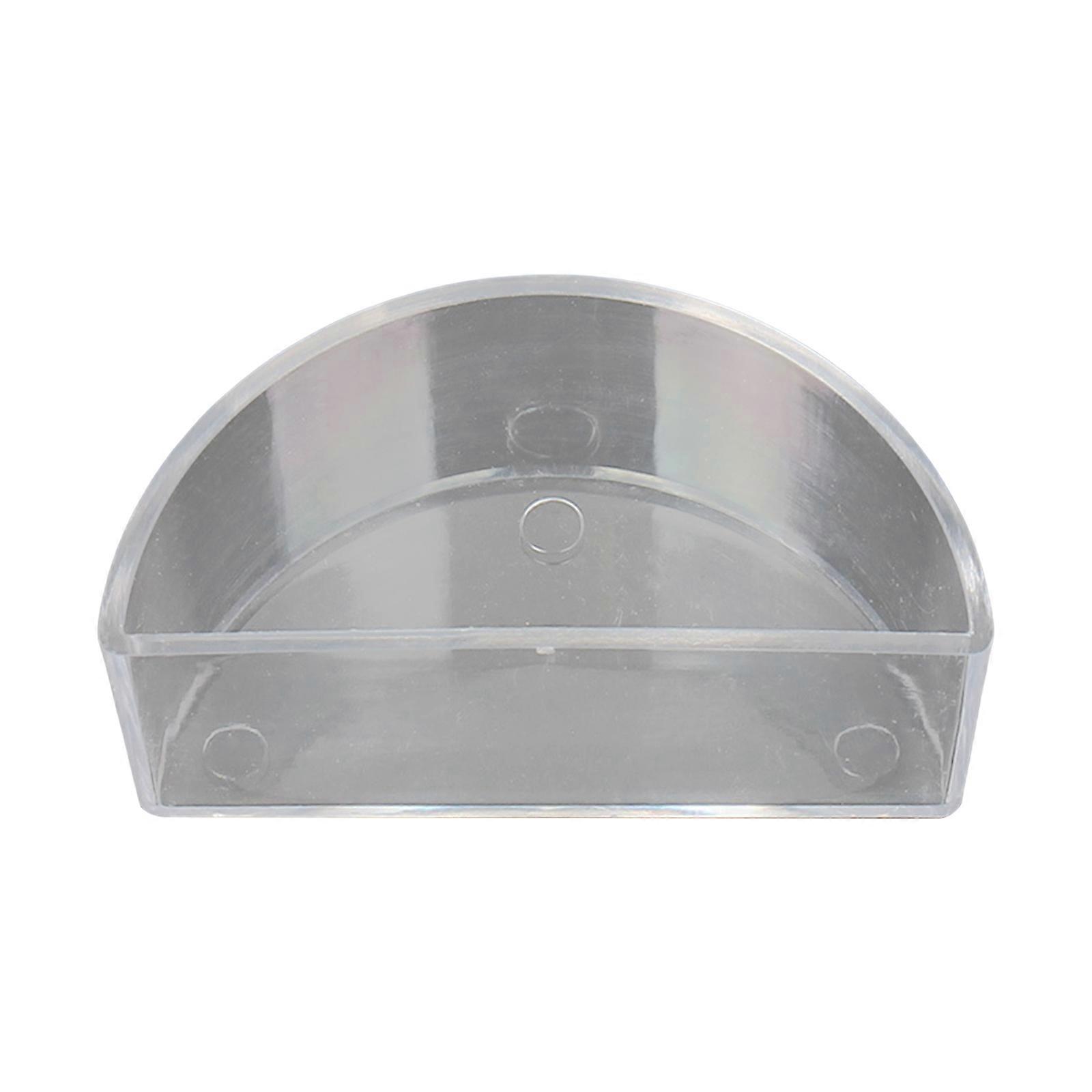 Clear Semi Circular Refraction Basin Physics Optical Refractive Water Tray for Physics Optical Experiments and Teaching Multicolor