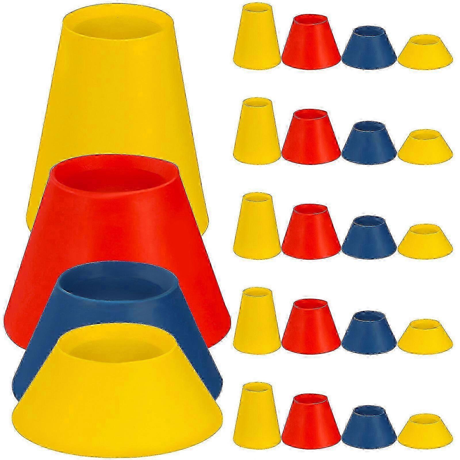 24 Pcs Golf Tees Rubber Castle Golf Tees Golf Nails Golf Training Practicing Accessories