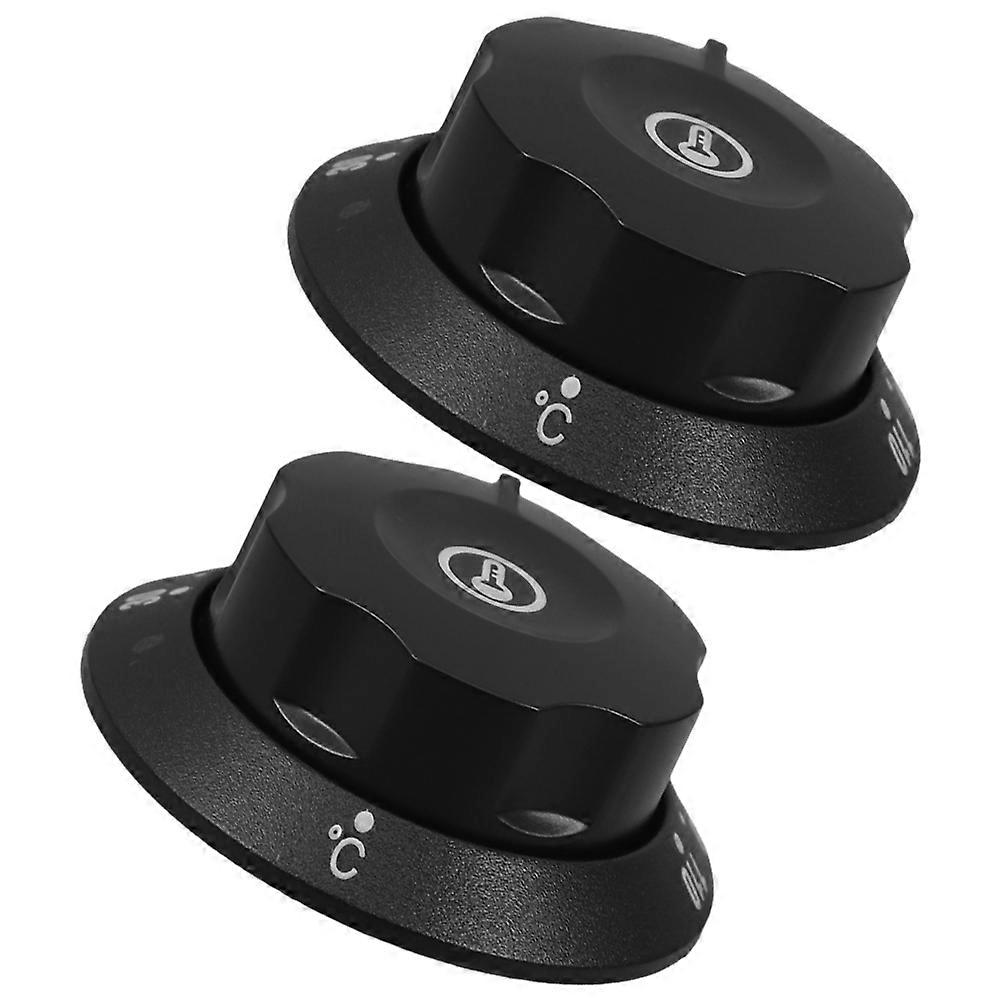 Replacement Control Knobs Easy Installation Precise Adjustment For Fryer Oven Gas Burner 5.70X5.70X2.30CM 2Pcs