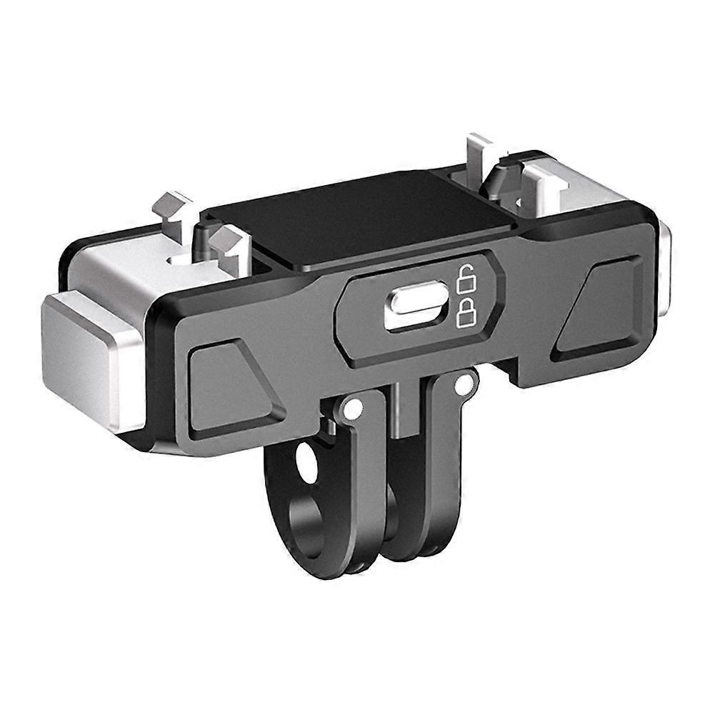 For Insta360 X5 Ace Pro Magnetic Quick Release Base with Lock Lightweight Aluminum Alloy Accessory