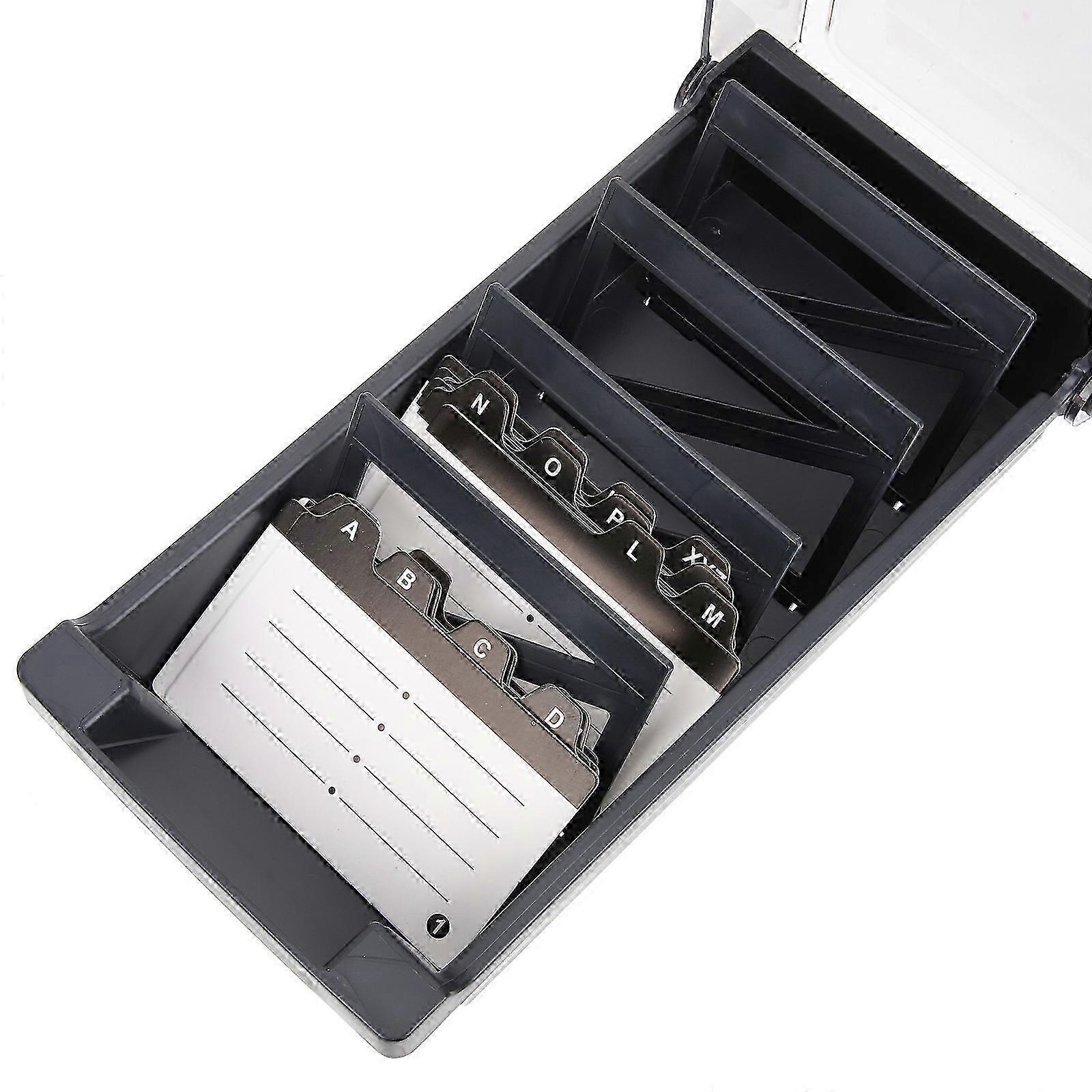 Card Box Index Card Holder Flash Card Organizer Notecard Holder Organizer