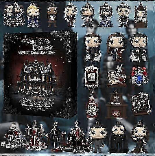 The Vampire Diaries Advent Calendar Countdown Blind Box Christmas Tree Decoration Acrylic Pendant