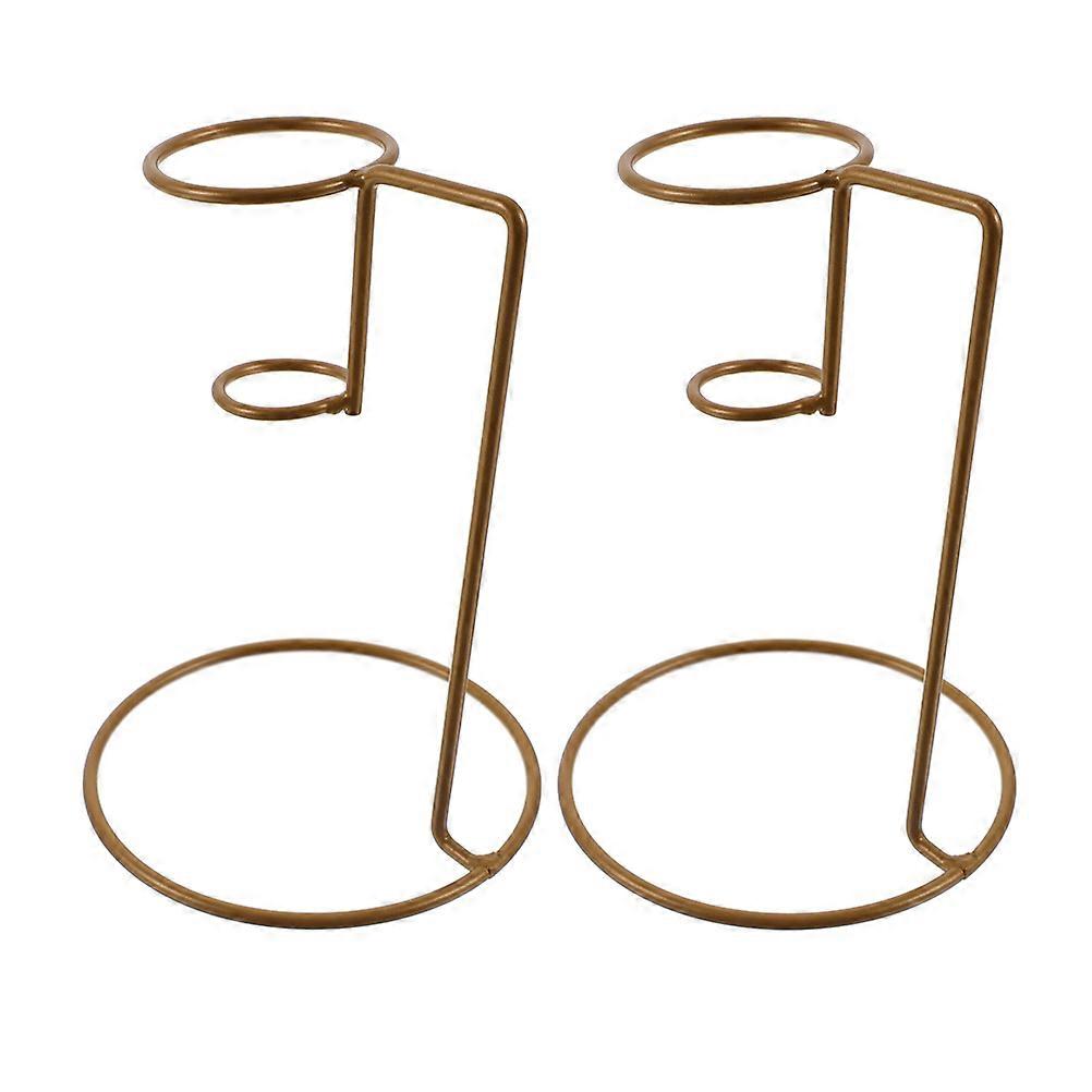 Ice Cream Cone Organizer for Dessert Table Use with 2Pcs Iron Stands