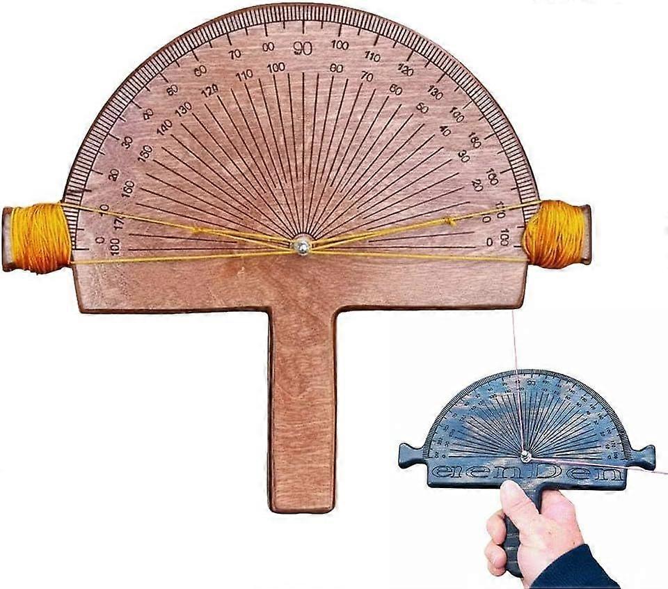 Precision Angle Finder  Handcrafted Birch Wood Degree Tool, Custom Angle Finder Tool, Engraved Birch Protractor for Welding, Carpentry DIY Projects, A