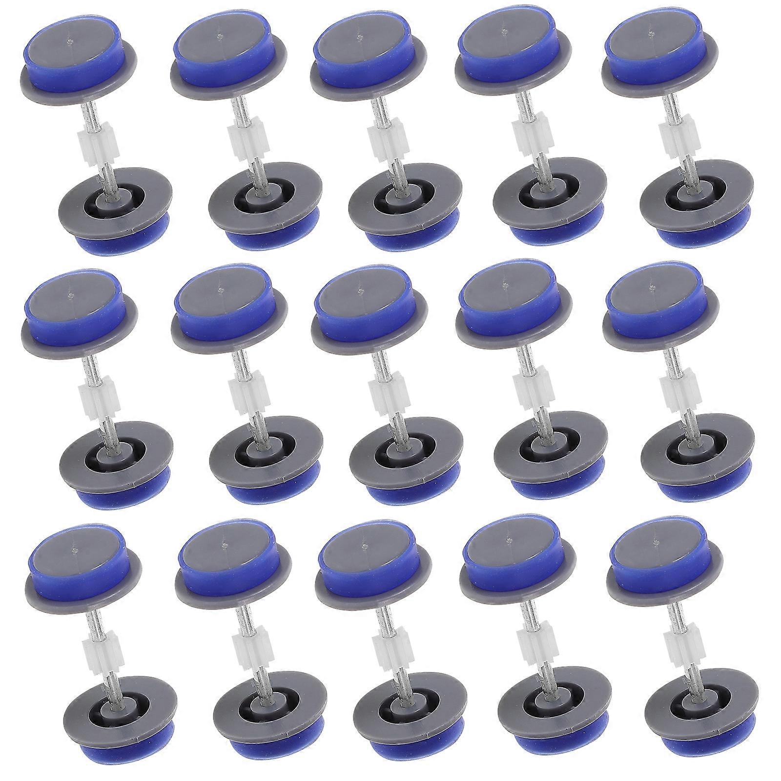 Fire Train Model Parts Plastic Toy Wheels for Assembly 15Pcs Set