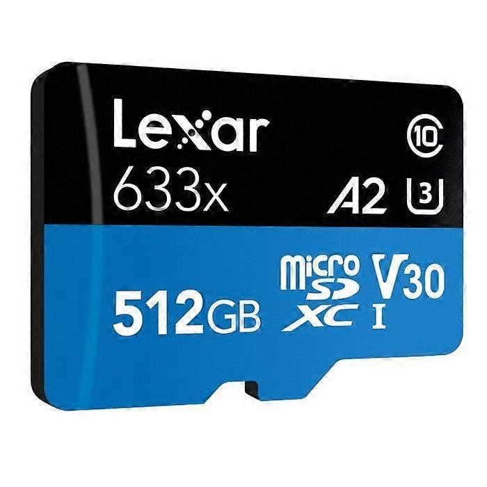 512GB Lexar High-Performance 633x microSDXC UHS-I memory card