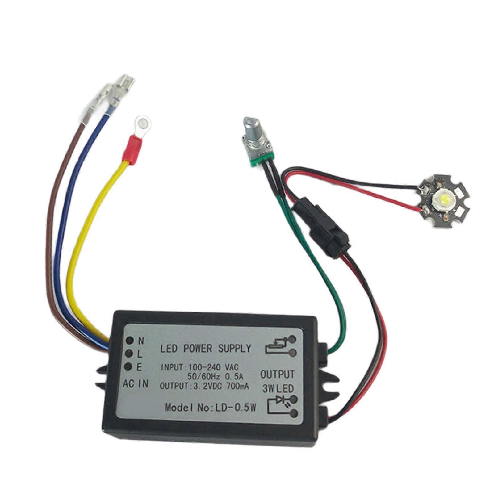 Digital Imaging Microscope Power Supply LED Light for Microscopes with Stable Output Constant Current Multicolor