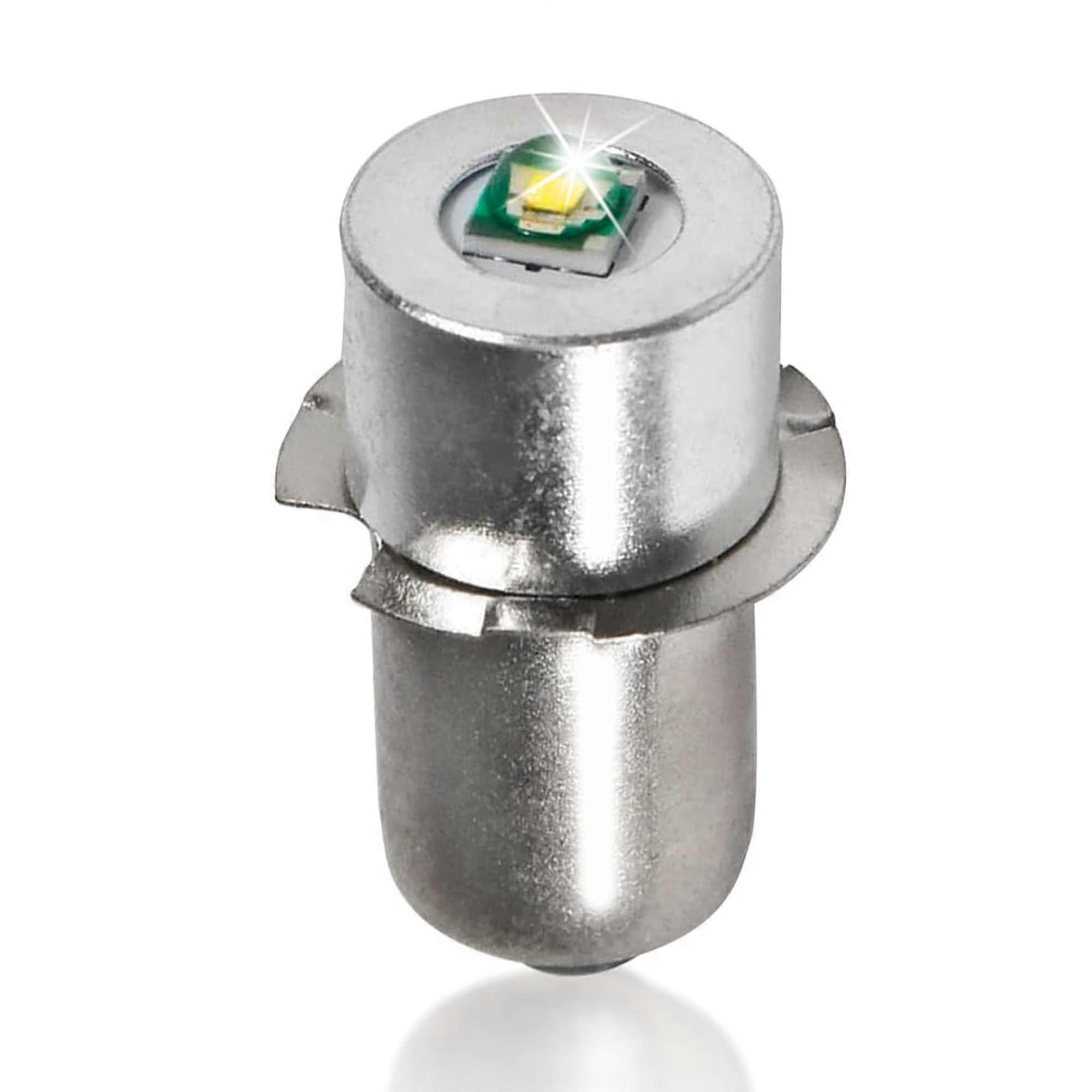 P13.5S LED Flashlight Bulb 624V Cool White 6000K  Lumen for Dewalt Makita Ridgid Torch